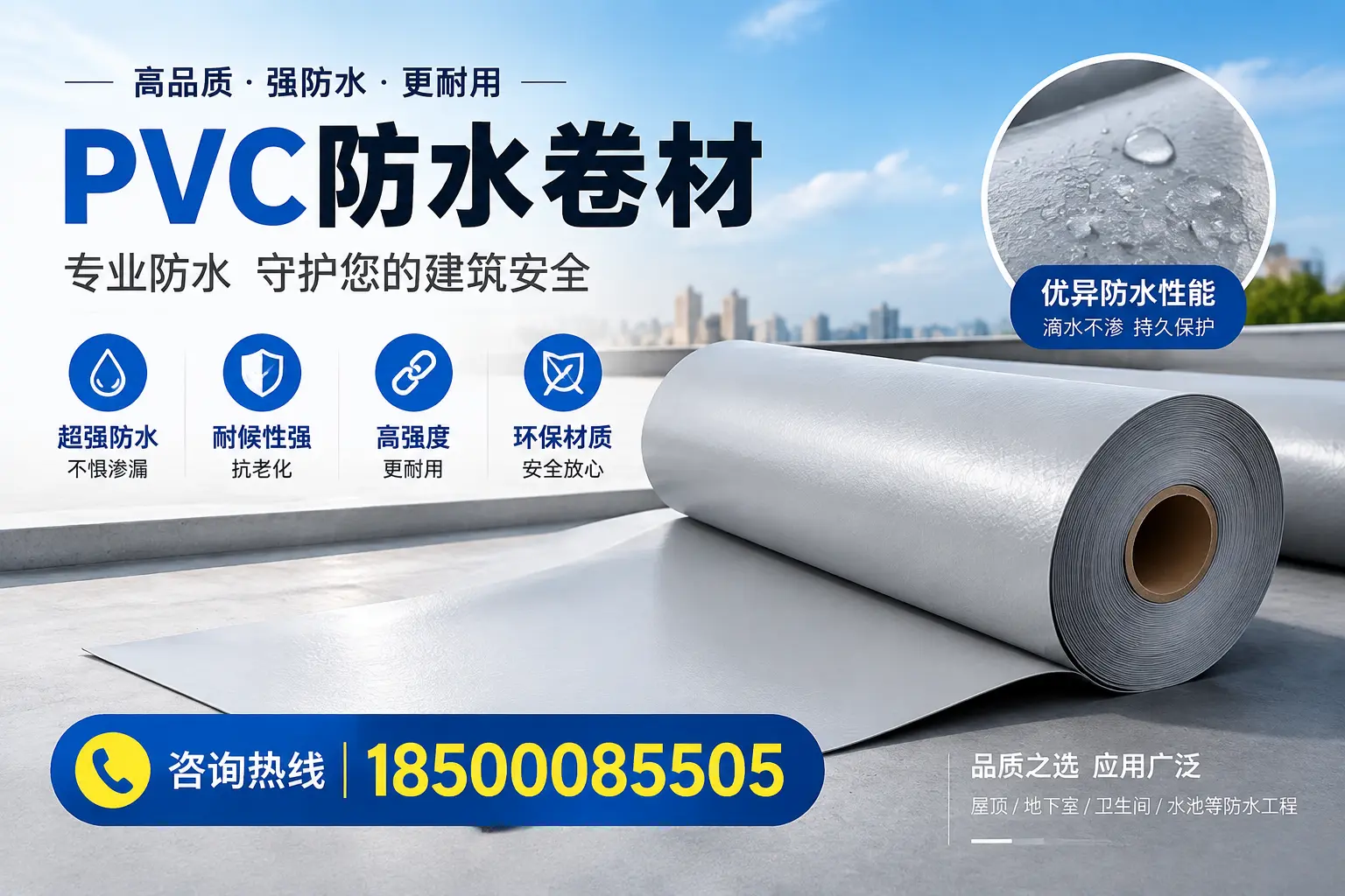 昌都地区pvc防水卷材的市场现状与发展趋势